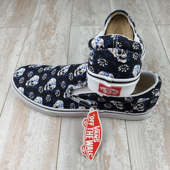 Vans Classic Slip On Flash Skulls - Picture 6 of 8